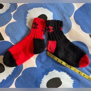 Handmade acrylic mirrored color socks